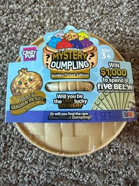 NWT GOLDEN TICKET EDITION Mystery Dumpling Squishy RMS 5 Below